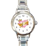 3-556882-0-2-1 Round Italian Charm Watch