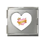 3-556882-0-2-1 Mega Link Heart Italian Charm (18mm)