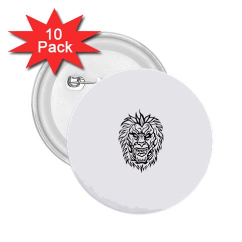 lion15298 2.25  Button (10 pack) from ArtsNow.com Front
