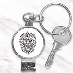 lion15298 Nail Clippers Key Chain