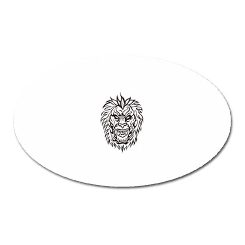 lion15298 Magnet (Oval) from ArtsNow.com Front