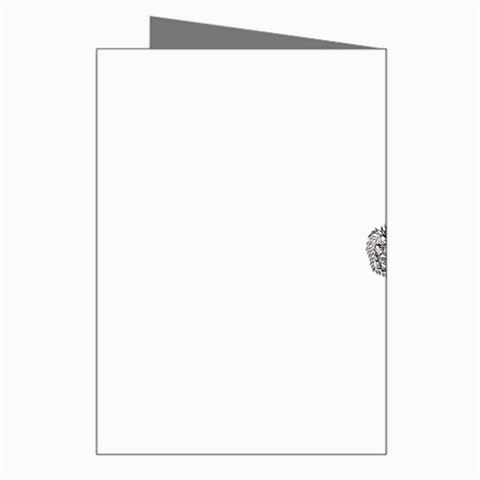 lion15298 Greeting Card from ArtsNow.com Right