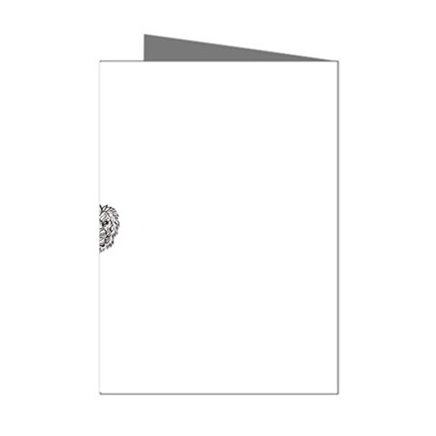 lion15298 Mini Greeting Cards (Pkg of 8) from ArtsNow.com Left