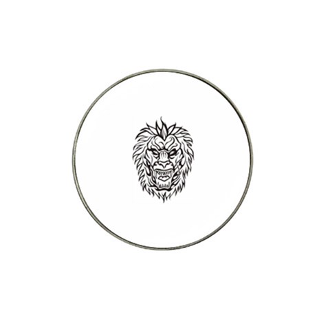 lion15298 Hat Clip Ball Marker from ArtsNow.com Front