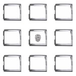 lion15298 Mega Link Italian Charm (9 pack)