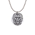 lion15298 1  Button Necklace