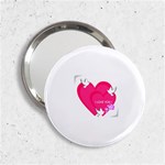 heart9453 2.25  Handbag Mirror