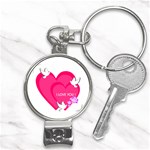 heart9453 Nail Clippers Key Chain
