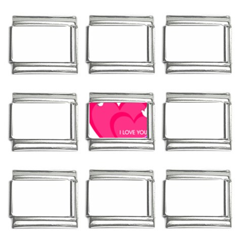 heart9453 9mm Italian Charm (9 pack) from ArtsNow.com Front