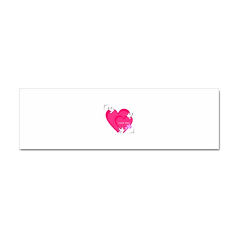 heart9453 Sticker Bumper (10 pack) from ArtsNow.com Front