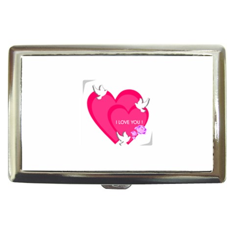 heart9453 Cigarette Money Case from ArtsNow.com Front