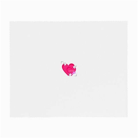 heart9453 Glasses Cloth (Small) from ArtsNow.com Front