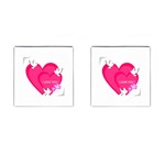 heart9453 Cufflinks (Square)