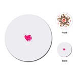 heart9453 Playing Cards (Round)