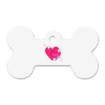 heart9453 Dog Tag Bone (One Side)