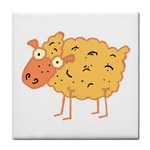 Funky sheep Tile Coaster