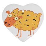 Funky sheep Ornament (Heart)