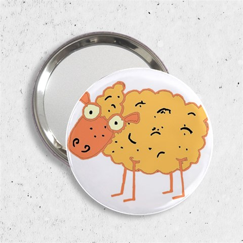 Funky sheep 2.25  Handbag Mirror from ArtsNow.com Front