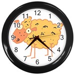 Funky sheep Wall Clock (Black)