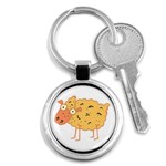 Funky sheep Key Chain (Round)