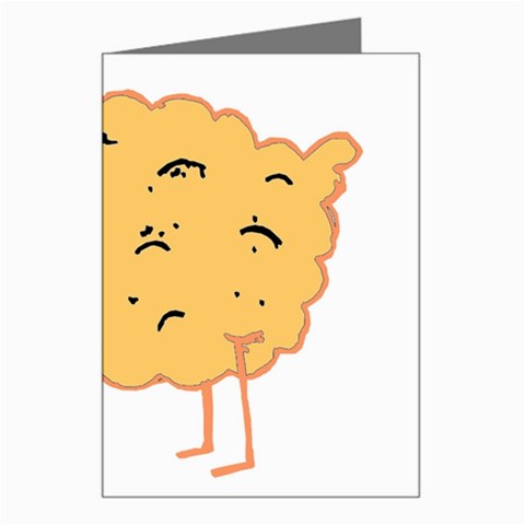 Funky sheep Greeting Card from ArtsNow.com Left