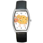 Funky sheep Barrel Style Metal Watch