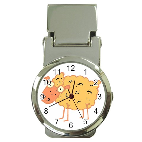 Funky sheep Money Clip Watch from ArtsNow.com Front