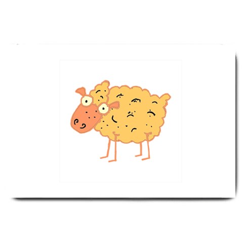 Funky sheep Large Doormat from ArtsNow.com 30 x20  Door Mat
