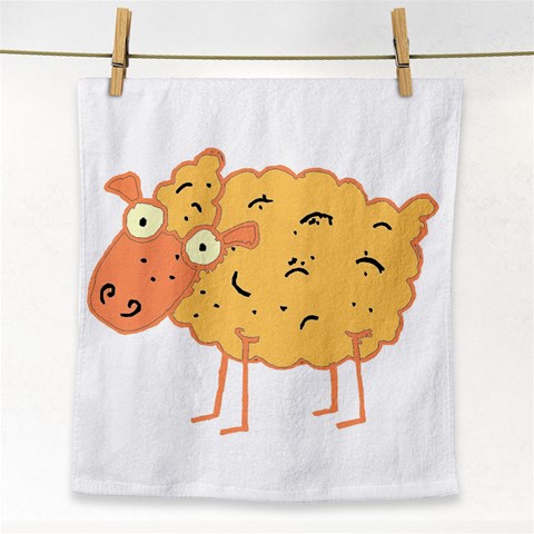 Funky sheep Face Towel from ArtsNow.com Front