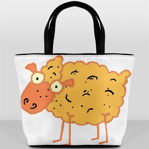 Funky sheep Bucket Bag from ArtsNow.com Front