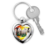 Flock Key Chain (Heart)