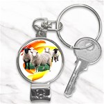 Flock Nail Clippers Key Chain