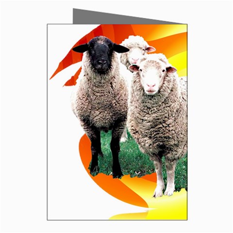 Flock Greeting Cards (Pkg of 8) from ArtsNow.com Right