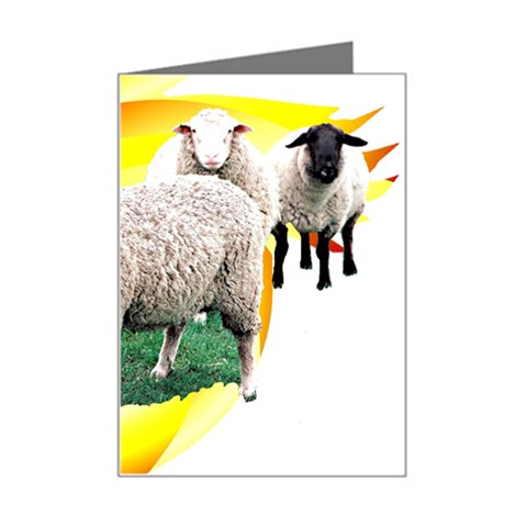 Flock Mini Greeting Card from ArtsNow.com Left