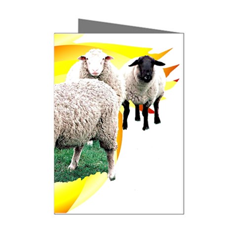 Flock Mini Greeting Cards (Pkg of 8) from ArtsNow.com Left