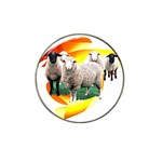Flock Hat Clip Ball Marker (10 pack)