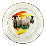 Flock Porcelain Plate