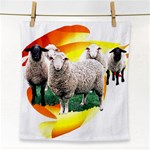 Flock Face Towel