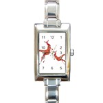 Kangaroo 1 Rectangular Italian Charm Watch