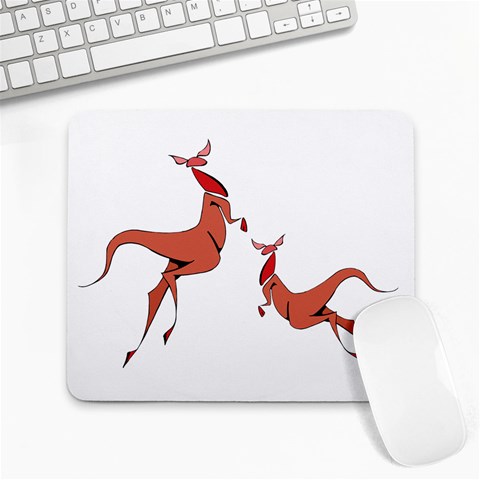 Kangaroo 1 Large Mousepad from ArtsNow.com Front