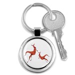 Kangaroo 1 Key Chain (Round)