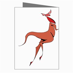 Kangaroo 1 Greeting Card from ArtsNow.com Right