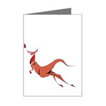Kangaroo 1 Mini Greeting Card