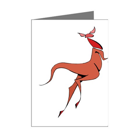 Kangaroo 1 Mini Greeting Cards (Pkg of 8) from ArtsNow.com Right