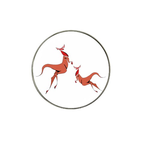 Kangaroo 1 Hat Clip Ball Marker (10 pack) from ArtsNow.com Front