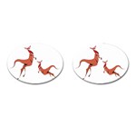 Kangaroo 1 Cufflinks (Oval)