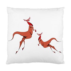 Kangaroo 1 Cushion Case (Two Sides) from ArtsNow.com Back