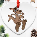 Kangaroo 2 - Ornament (Heart)