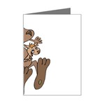 Kangaroo 2 - Mini Greeting Card
