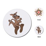Kangaroo 2 - Playing Cards (Round)